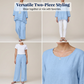 👗 50% OFF NOW! 🌿 Casual Loose Fit Tunic Top & Wide Leg Pants Set – Cotton-Linen Blend, Relaxed Fit & Versatile Style ✨