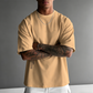 👕 50% OFF NOW! ✨ Men's Loose Fit Short Sleeve Shirt – Premium Cotton Blend, Urban Graphic Print & Oversized Casual Style🏙️