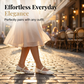 👡 50% OFF NOW! 🌸 Women's Lace Breathable Square-Toe Ballet Flats – Cushioned Footbed, Elastic Strap & Floral Texture ✨
