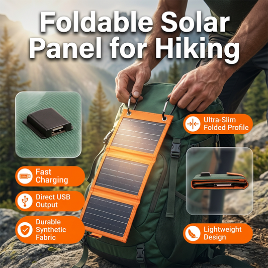 ☀️ 50% OFF NOW! 🔋 Portable Solar Panel with USB Charging – Foldable, Weather-Resistant & 10W Output 🏕️