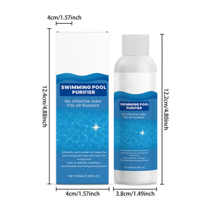 🏊‍♂️Summer Sale 50% off!💧Swimming Pool Purifying Liquid – Crystal Clear Water, Zero Hassle! 💙