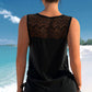 🏊‍♀️ 50% OFF NOW! 👙 Women's Printed Two-Piece Tankini Swimsuit – Adjustable Ruched Sides, Full Coverage & Stylish Criss-Cross Neckline ✨