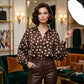 👚 50% OFF NOW! 🌼 Women's Polka Dot Shirt with Puff Sleeves – Lightweight, Breathable & Versatile 🎀