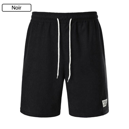 🩳 50% OFF NOW! 🖤 Men's Casual Breathable Ribbed Velvet Shorts – Soft Fabric, Relaxed Fit & Versatile Style ✨