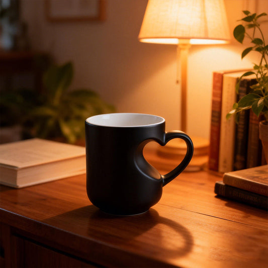 💗 50% OFF NOW! ☕ Color Changing Heart Handle Ceramic Mug – Heat-Activated Reveal, Romantic Design & Premium Quality ✨