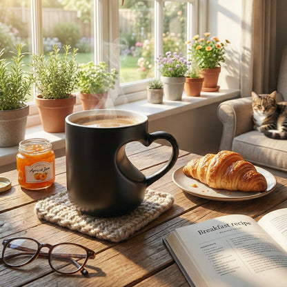 💗 50% OFF NOW! ☕ Color Changing Heart Handle Ceramic Mug – Heat-Activated Reveal, Romantic Design & Premium Quality ✨