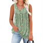 👚 50% OFF NOW! 🌸 Women's Printed Button Sleeveless Top – Chic Print, Breathable & Lightweight ✨