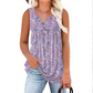 👚 50% OFF NOW! 🌸 Women's Printed Button Sleeveless Top – Chic Print, Breathable & Lightweight ✨