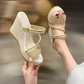 👡 50% OFF NOW! 💃 Women's Platform Wedge Sandals – 10cm Wedge Heel, Convertible Straps & Non-Slip Outsole ✨