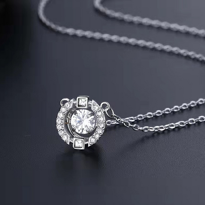 💎 50% OFF NOW! ✨ Sweatproof Plated Sparkling Dance Rhinestone Necklace – Dancing Stone, Rhinestone Halo & Classic O-Chain 💃