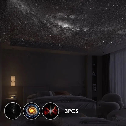 🔭 50% OFF NOW! ✨ Starry Sky Projector – 2-in-1 Galaxy Light & Warm Night Lamp – USB Powered & Interchangeable Films 🌌