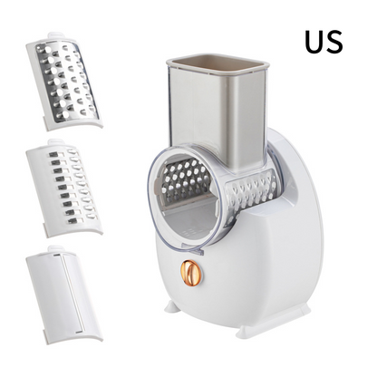 🔪 50% OFF NOW! ⚡ Electric Vegetable Slicer & Cheese Grater – One-Touch, 3-in-1 Blades & Easy Clean ✨