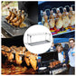 🍗 50% OFF NOW! 🔥 Roasted Chicken Drumstick Rack – Stainless Steel, Foldable & 14 Slots – Even Cooking, No Burnt Spots – BBQ Essential ✨