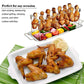 🍗 50% OFF NOW! 🔥 Roasted Chicken Drumstick Rack – Stainless Steel, Foldable & 14 Slots – Even Cooking, No Burnt Spots – BBQ Essential ✨