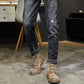 👖 50% OFF NOW! 🔥 Men's Stretch Tapered Denim Jeans – Vintage Washed, Slim-Tapered Fit & Premium Stretch ⚡