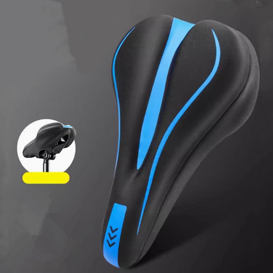 🚴 50% OFF NOW! 🪑 High-Elastic Silicone Bike Saddle Cover – Ergonomic Support, Triple-Layer Comfort & Anti-Slip 🛡️