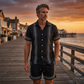 👕 50% OFF NOW! 🩳 Men's Floral Print 2-Piece Set – Shirt & Shorts, Breathable & Adjustable Waist 🏖️