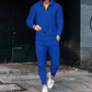 🧥 50% OFF NOW! 🏃‍♂️ Men's Casual Pullover and Pants Set – Quarter-Zip Collar, Tapered Trousers & Athletic Cut 💪