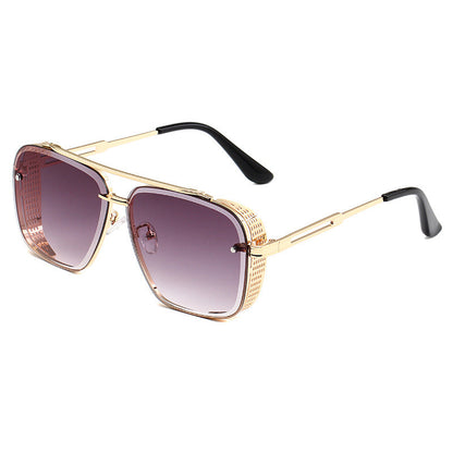 🕶️ 50% OFF NOW! ✨ Retro Double Bridge Metal Frame Sunglasses – UV400 Protection, Classic Design & Perfect for Timeless Summer Style ☀️