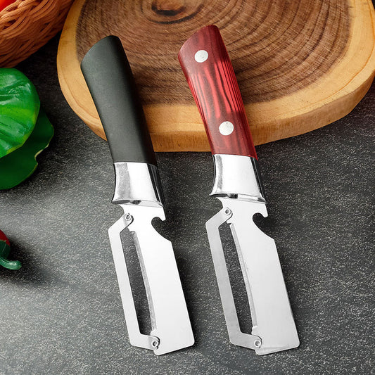 🔪 50% OFF NOW! 🥔 Thickened Stainless Steel Multi-Peeler – Razor-Sharp, Ergonomic & Multi-Functional – Peels & Juliennes ✨