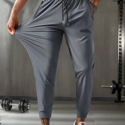 🏃 50% OFF NOW! 💨 Men's Quick-Dry Sport Pants – Breathable, 4-Way Stretch & Zippered Pockets ✨