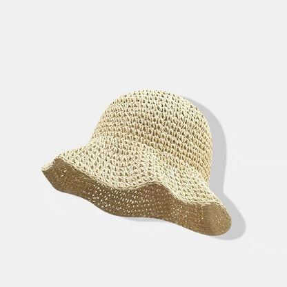 👒 50% OFF NOW! ☀️ Women's Handwoven Wide-Brim Straw Hat – Breathable, Foldable & Flattering – Perfect Summer Seaside Accessory 🏖️