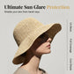 👒 50% OFF NOW! ☀️ Women's Handwoven Wide-Brim Straw Hat – Breathable, Foldable & Flattering – Perfect Summer Seaside Accessory 🏖️