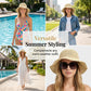 👒 50% OFF NOW! ☀️ Women's Handwoven Wide-Brim Straw Hat – Breathable, Foldable & Flattering – Perfect Summer Seaside Accessory 🏖️