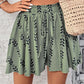 👖 50% OFF NOW! 🌸 Women's Bohemian Print High-Waist Shorts – Vibrant Digital Prints, Elastic Drawstring Waist & Flowy Wide-Leg Design ✨