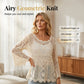 👚 50% OFF NOW! 🌸 Women's Vintage-Inspired Lace Cover-Up Blouse – Boho Crochet, Hollow-Out Pattern & Flare Sleeves ✨
