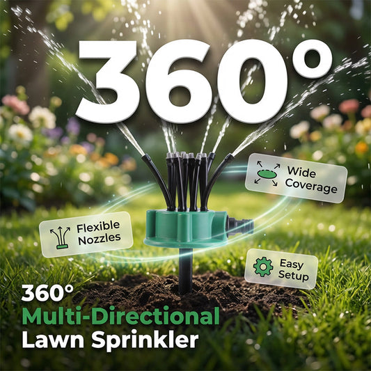 💧 50% OFF NOW! 🌿 Precision Irrigation Sprinkler – 360° Multi-Directional, Custom Spray Patterns – Gentle on Plants & Saves Water 🏡
