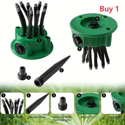 💧 50% OFF NOW! 🌿 Precision Irrigation Sprinkler – 360° Multi-Directional, Custom Spray Patterns – Gentle on Plants & Saves Water 🏡