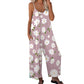 👗 50% OFF NOW! 🌸 Women's Floral Print Wide Leg Jumpsuit – Relaxed Fit, Side Pockets & Breathable – Plus Sizes Available ✨
