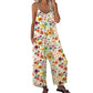 👗 50% OFF NOW! 🌸 Women's Floral Print Wide Leg Jumpsuit – Relaxed Fit, Side Pockets & Breathable – Plus Sizes Available ✨