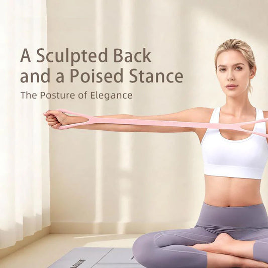 💪 50% OFF NOW! 🧘 Ergonomic Posture Corrector Resistance Band – Dual-Loop Design, Durable Silicone & 20 lbs Resistance – For Upper Body Training ✨