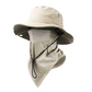 🧢 50% OFF NOW! ☀️ Ventilated Fisherman Hat with Removable Face Shield – 2-in-1 Design, Cooling Ice Silk & Adjustable Fit – 360° Sun Protection 🎣