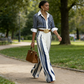 👚 50% OFF NOW! 👖 Women's Striped Shirt & Wide-Leg Pants 2-Piece Set – Vertical Stripes, Breathable Fabric & Versatile Style ✨