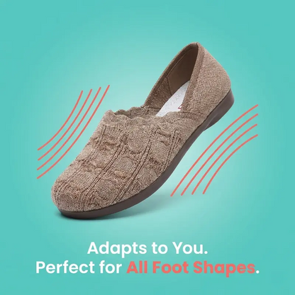 👡 50% OFF NOW! 🌿 Women's Breathable Woven Slip-On Flats – Breathable Knit, Flexible Non-Slip Sole & Cushioned Insole – All-Day Comfort ✨