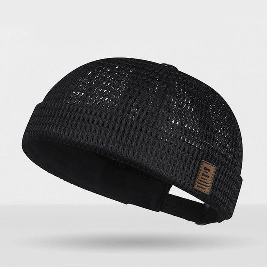 🧢 50% OFF NOW! 🌬️ Lightweight Breathable Mesh Brimless Cap – Retro Docker Style, Adjustable & Ultra-Lightweight – Cool Comfort ✨