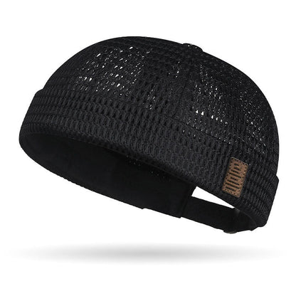 🧢 50% OFF NOW! 🌬️ Lightweight Breathable Mesh Brimless Cap – Retro Docker Style, Adjustable & Ultra-Lightweight – Cool Comfort ✨