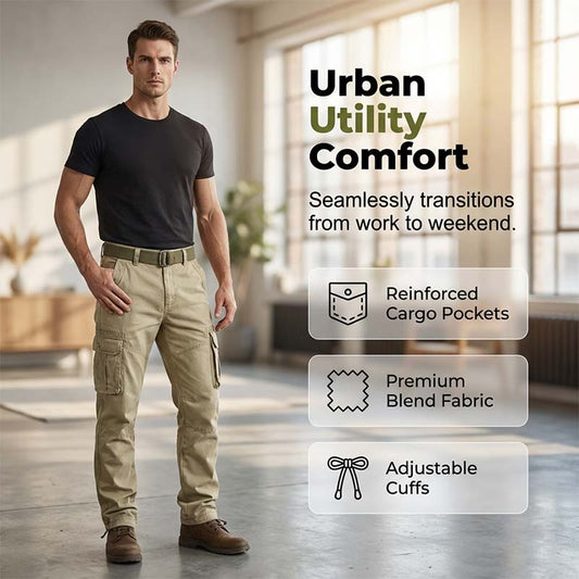 👖 50% OFF NOW! 🔧 Men's Classic Tactical Cargo Pants – Multi-Pocket, Durable & Adjustable Cuffs – Perfect for Outdoor & Daily Wear ✨