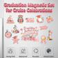 🎓 50% OFF NOW!🚢 Large Graduation Party Decorations Magnets – Strong Magnetic & Weatherproof – Cruise Door & Parade Car Decor ✨