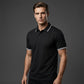 👔 50% OFF NOW! ✨ Men's Classic Short-Sleeve Collared Shirt – Tipped Collar, Modern Fit & Low-Maintenance – Versatile Wardrobe Staple 🌟