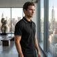 👔 50% OFF NOW! ✨ Men's Classic Short-Sleeve Collared Shirt – Tipped Collar, Modern Fit & Low-Maintenance – Versatile Wardrobe Staple 🌟