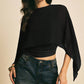 👗 50% OFF NOW! ✨ Women's Elegant Chiffon Cape Sleeve Top – Cape Overlay, Asymmetrical Design & Ruched Waist – Perfect for Day to Night 💫