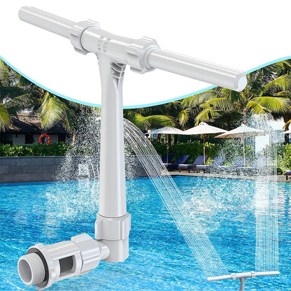 🏊 50% OFF NOW! 💦 Pool Fountain Sprayer with Adjustable Flow & Cooling Mist – Instant Backyard Oasis 🌴