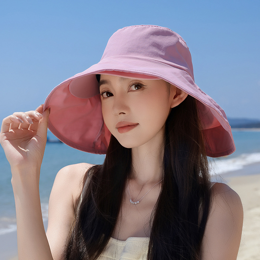 🧢 50% OFF NOW! ☀️ UV Protection Packable Fisherman Hat – Wide Brim, Neck Shawl & Quick-Dry – Ultimate Sun Shield 🏖️