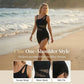 👙 50% OFF NOW! 💃 Women's Sexy Mesh Patchwork One Piece Swimsuit – Bold Cut-Outs & Alluring Style 🌊