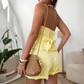 👗 50% OFF NOW! ☀️ Halter Vest & Shorts 2-Piece Set – Chic Summer Style, V-Neck & Pleated Design – Effortless Vacation Look 🏖️