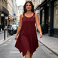👗 50% OFF NOW! 💃 Women's Sleeveless Dress with Asymmetrical Hem – Chic & Flowy ✨